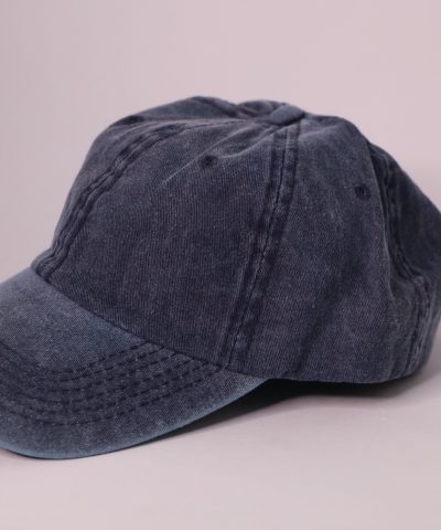 Dark Blue Washed Cap