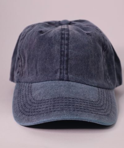 Dark Blue Washed Cap