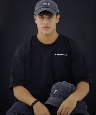 Dark Gray “WED” washed cap