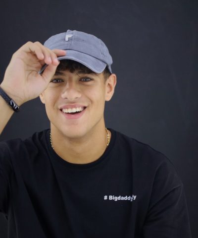 Dark Gray “F” washed cap