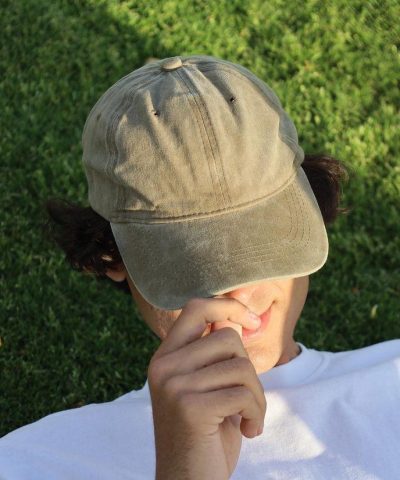 Olive Washed Cap