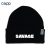 Black ” SAVAGE” beanie